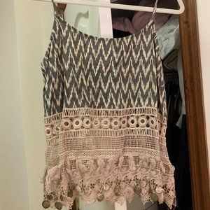 Deby Debo Ikat Top With Embellishment - Size M